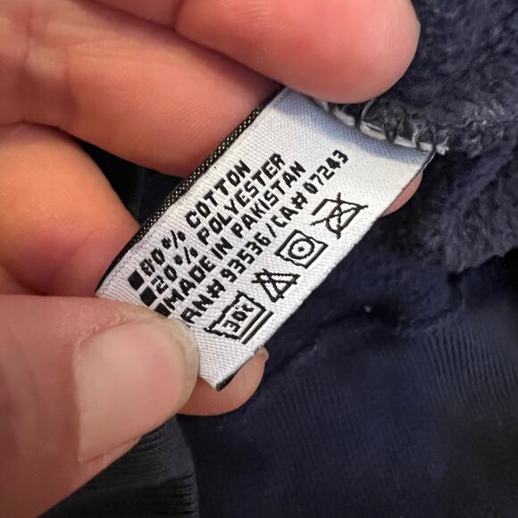 Ecko Unltd Sweatshirt Mens Small Full Zip Fleece Blue Pockets Hoodie Y2K Vintage - Picture 8 of 8